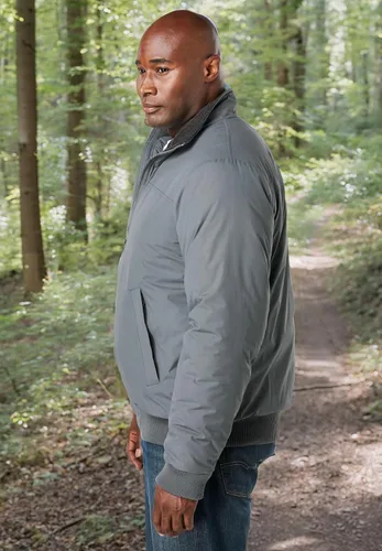 Vista 6 de KingSize Chaqueta bomber grande y alta con forro polar para hombre