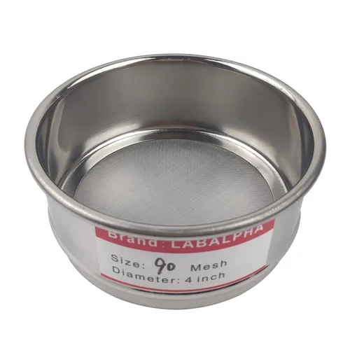 Vista 33 de LABALPHA Bandeja para tamices de laboratorio con tapa, 4'' de diámetro, acero inoxidable 304