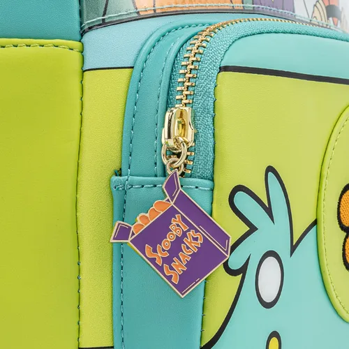 Vista 4 de Loungefly Scooby Doo Mystery Machine - Bolso de hombro con doble correa para mujer, Multi, Classic