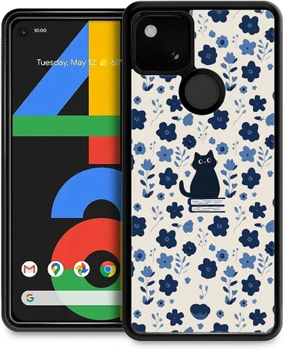 Vista 285 de Compatible con Google Pixel 4A 5G Mobile Case Creative Acrylic Back Panel Silicona Edge Case Slim Protección Especialmente para Google Pixel 4A 5G
