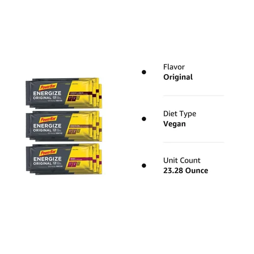 Vista 10 de PowerBar Energize Original - Barra energética Endurance - Combustible de alto rendimiento para deportes, maratón, atletas - 12 barras