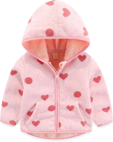 Vista 13 de Abrigo infantil con orejas en el gorro, para otoño e invierno Beige4