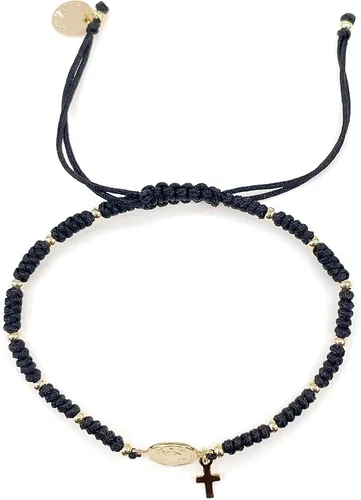 Vista 12 de St Benedict Medal Adjustable Red String Pulsera San Benito