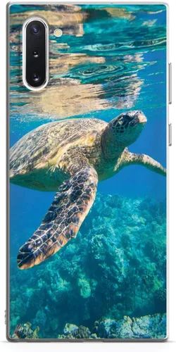 Vista 15 de Inspired Cases - Compatible con iPhone 8 Plus - Funda protectora con textura 3D para Apple iPhone 8 Plus - Tortuga marina submarina