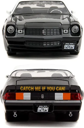Vista 5 de Jada Big Time Muscle 1:24 1979 Chevy Camaro Z28 - Auto fundido a presión, juguetes para niños y adultos (colores policiales)