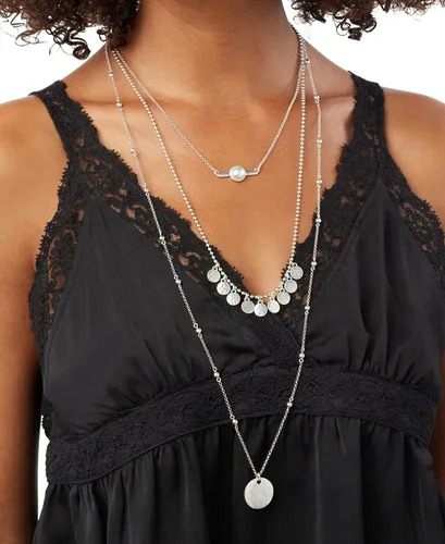 Vista 2 de Lucky Brand Collar de perlas Lucky Layer