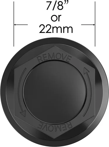 Vista 6 de Cubiertas negras para tuercas de rueda para Chevrolet GMC Parte # 15646250 (paquete de 12)