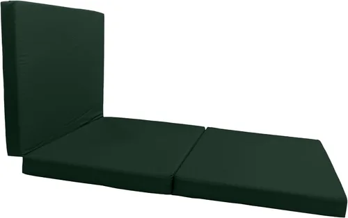 Vista 5 de D&D Futon Furniture Green Shikibuton - Camas plegables de espuma triple, alfombrillas plegables portátiles para piso, 3 x 27 x 75 pulgadas, densidad