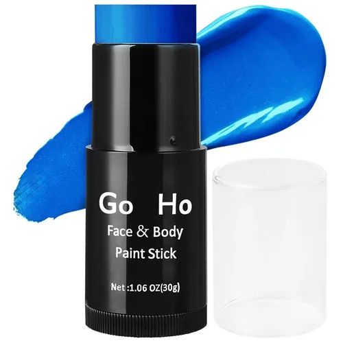 Vista 24 de Go Ho Barra de Pintura Facial Verde Amazon Mezclable en Crema (1.06 Oz), Pintura Corporal Verde Amazon de Cobertura Completa para Adultos y Niños