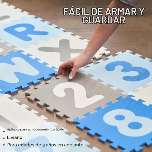 Vista 5 de Tadpoles - Juego de alfombrillas ABC de 36 piezas de espuma blanda de EVA, NULL
