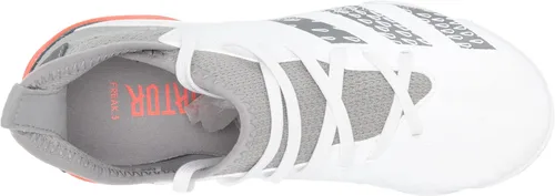Vista 5 de adidas Freak de depredador interior para niños .3, Cloud WhiteIron MetallicSolar Red