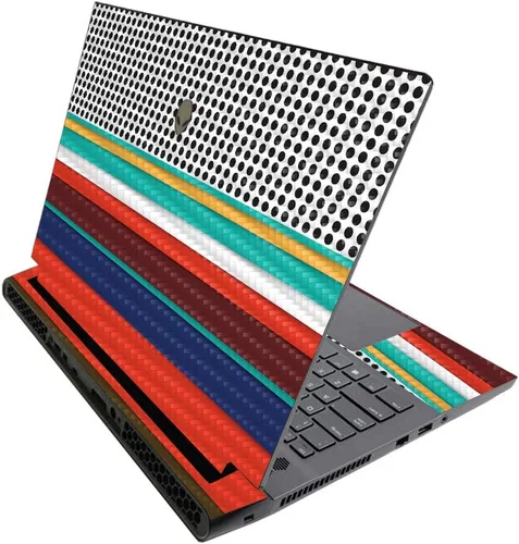 Vista 112 de MightySkins - Skin brillante con purpurina para Alienware M17 R3 (2020) y M17 R4 (2021) - Diversión de los años 90 Acabado duradero con purpurina