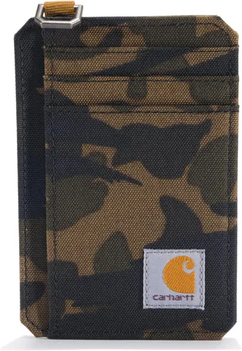 Vista 15 de Carhartt Carteras delgadas de nailon con bolsillo frontal para hombre