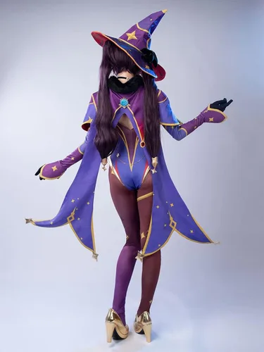 Vista 5 de Cosfun Game Genshin Impact Mona Lyney Lynette Neuvillette Cosplay Costume for Halloween Outfits