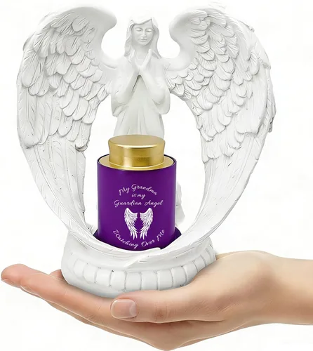 Vista 9 de Urnas Pequeñas de Recuerdo para Cenizas Adultas/Mujeres/Femeninas/Mamá/Abuela, Mini Urnas de Cremación para Cenizas Humanas Contenedor, Urnas