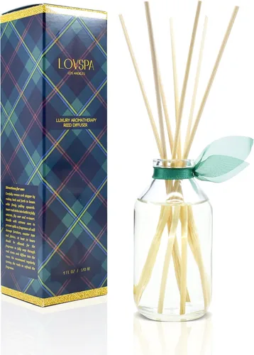 Vista 27 de Set de difusor de cañas, difusor de aceite perfumado con aroma a ámbar romántico y varillas, accesorios de fragancia para el hogar para decorar