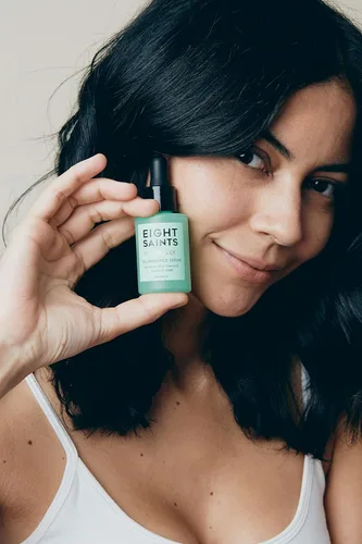 Vista 3 de Eight Saints Skincare Suero Puro de Ácido Hialurónico para Relleno Facial, Suero Facial de Vitamina C Natural y Orgánico con Vitamina E para Líneas