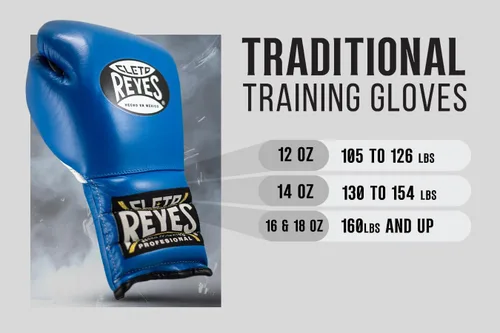 Vista 7 de CLETO REYES Traditional Professional-Grade Boxing Gloves with Laces for Training, Sparring and Heavy Punching Bags for Men and Women, MMA