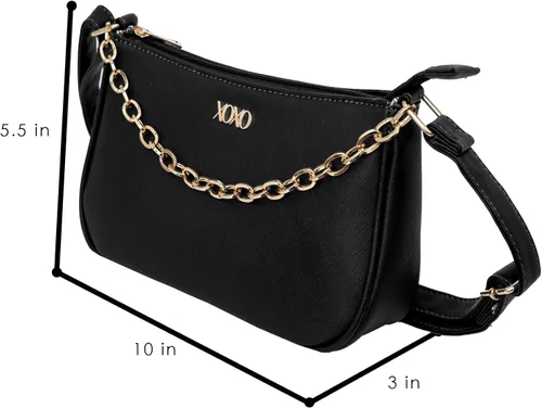 Vista 3 de XOXO Bolso cruzado para mujer con cadena