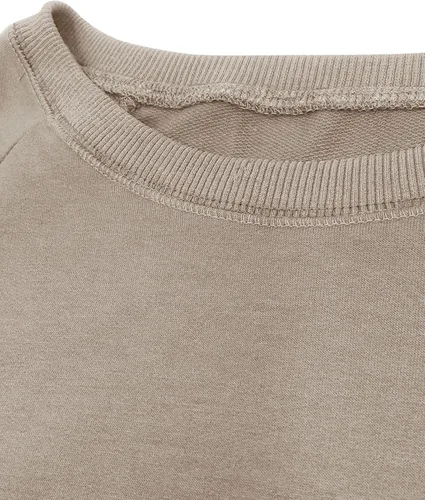 Vista 5 de PRETTODAY Sudaderas casuales de cuello redondo para mujer, manga larga, estilo raglán, color liso, holgadas