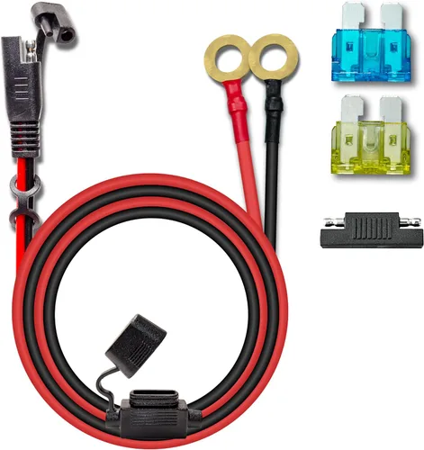 Vista 9 de BFXM Cable de Carga 10AWG 3.05MT, Arnés de Desconexión Rápida de Terminal de Junta Tórica SAE, Cables de Extensión de Conectores SAE de 2 Pines