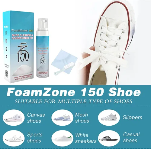 Vista 2 de BalleBEeautiful Limpiador de zapatos FZ150, limpiador de zapatos FoamZone 150, kit de limpiador de zapatos Foam Zone 150 con cepillo limpiador