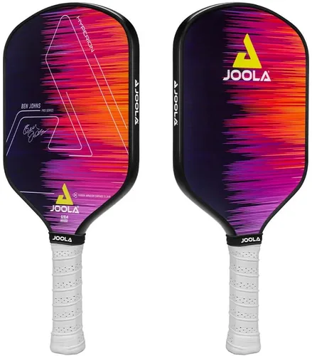 Vista 5 de JOOLA Ben Johns Hyperion Pickleball Paddle - Select Raw Carbon Surface or Carbon Abrasion Surface for Increased Power and Spin - Elongated Grip