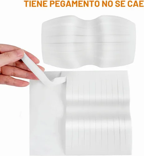 Vista 4 de Almohadillas de esponja antivaho para puente nasal, almohadillas de espuma viscoelástica para la nariz
