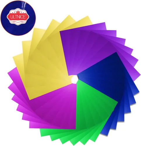 Vista 3 de Hojas de papel de aluminio, 100 unidades de envoltorios de chocolate, envoltorios de dulces, papel de aluminio para decoración casera de caramelos