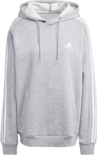 Vista 10 de adidas Sudadera con capucha Essentials Fleece con 3 rayas para hombre