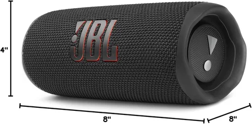 Vista 7 de JBL Flip 6 (negro) + paquete con divvi! Funda protectora rígida