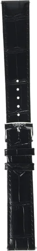 Vista 3 de T852043012 - Correa de cuero negro con lengüeta de 0.787in, Negro