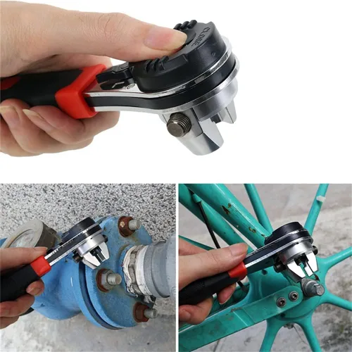 Vista 5 de Llave dinamométrica Herramientas manuales Taller mecánico Juego de reparación 0.236-0.866 in Mango de trinquete Llave Llave Llave ajustable