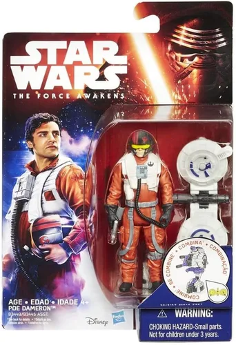 Vista 2 de Star Wars Batallador héroe secundario de 3.75", naranja