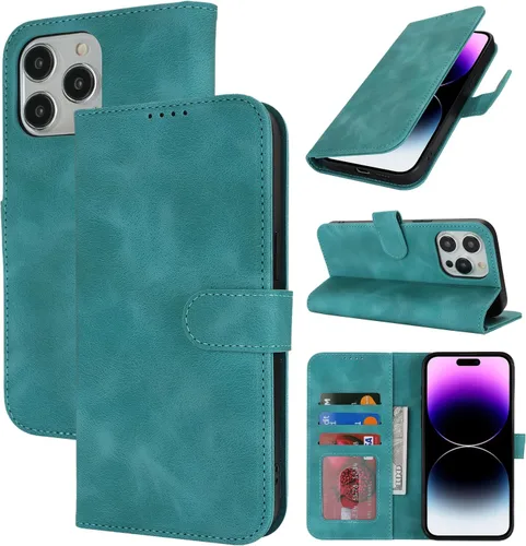 Vista 75 de Funda tipo cartera para iPhone 8 Plus iPhone 7 Plus con tarjetero para iPhone 8 Plus, funda tipo cartera para mujeres y hombres, de piel sintética