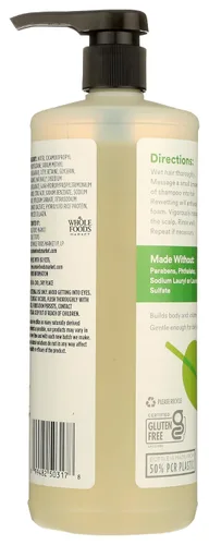 Vista 2 de 365 by Whole Foods Market, Champú Volumen y Grosor con Proteína de Arroz y Colágeno, Aroma a Menta de Romero, 32 Fl Oz