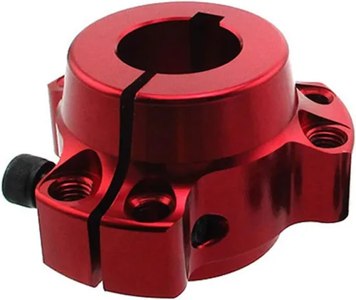 Vista 4 de DJ-Motor Rojo 1" 0.984 in Bore con 1/4" Keyway Lightened Billet rueda trasera Bujes para Go Kart Drift Trike