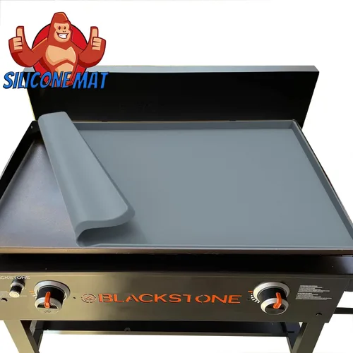 Vista 6 de Tapete de silicona de 36 pulgadas para la parte superior de la plancha Blackstone, funda protectora 100% de silicona para Blackstone, resistente
