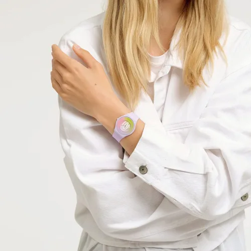 Vista 7 de Watch Swatch Skin Classic Biosourced SS09V101 TIME FOR JOY strap