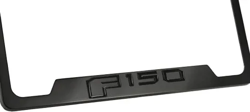 Vista 3 de License Frame Inc. Ford F 150 Marco de matrícula de metal estilo oscurecido