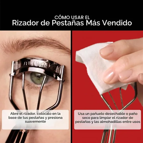 Vista 7 de Shiseido Rizador de Pestañas - Riza y ondula las pestañas para una franja enmarcada perfecta - Suave y seguro - Incluye almohadilla de repuesto