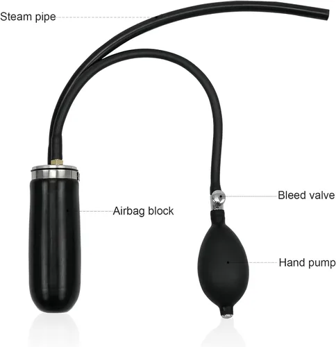 Vista 4 de Adaptador de admisión fácil con sellado fuerte vejiga expandible Máquina de humo Evap automotriz, accesorios para probador de fugas, máquina