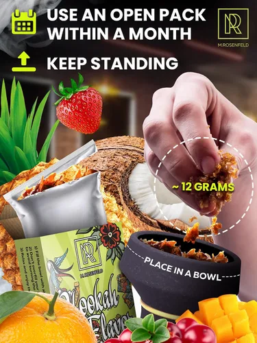 Vista 7 de Juego de mini sabores de cachimba de cóctel – 3 x 1.76 oz sabor a cachimba sin tabaco para tu tazón de cachimba