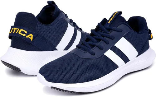 Vista 6 de Nautica Zapatillas de deporte para hombre zapatos casuales elegantes y cómodos para caminar y correr de moda Calzado deportivo