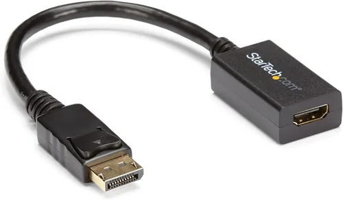 Vista 9 de Conversor de video con DisplayPort a HDMI 4K con audio, de la marca StarTech Estándar Negro