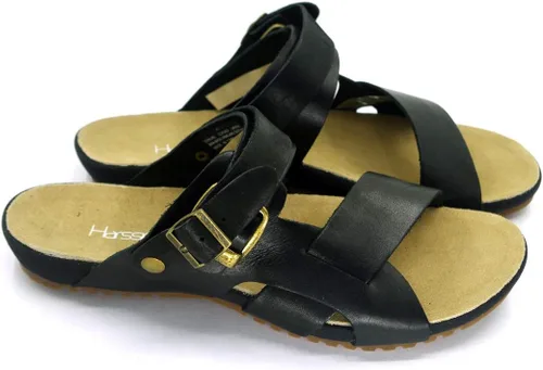Vista 3 de Harssidanzar Sandalias de cuero para hombre sandalias ajustables con correa de tobillo GM205