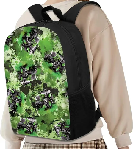 Vista 188 de HUGS IDEA Los animales frescos 3D niños escuela libro bolsa niños impresión mochilas, Baloncesto, Moderno