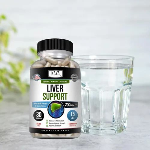 Vista 7 de Kaya Naturals Liver Cleanse Detox & Repair - Suplemento de cardo mariano - Desintoxicación hepática para mujeres y hombres - Extracto de alcachofa