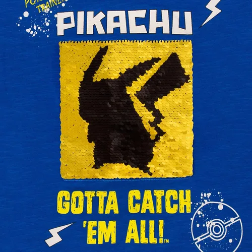 Vista 4 de Pokemon Camiseta Pikachu para niño