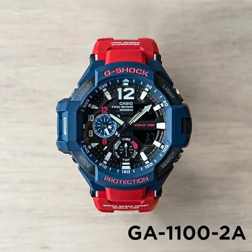 Vista 6 de G-Shock GA-11002A gravitymaster elegante relojEsfera AzulTalla única
